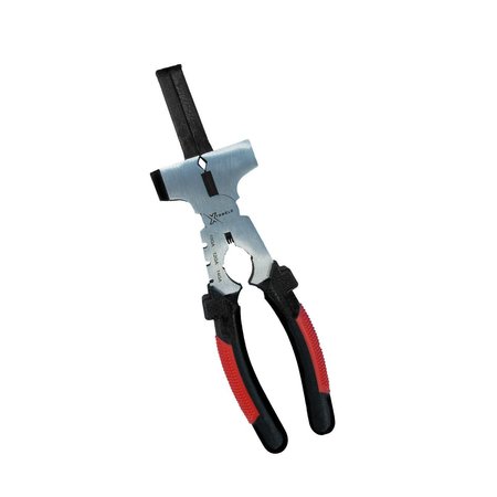 XTRWELD Multipurpose Pliers, 9in, Red/Black Grips TP5009MP